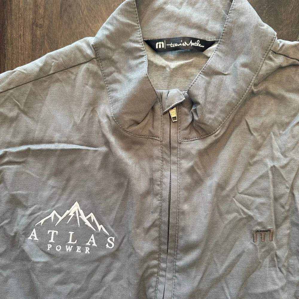 Travis Mathew Gray Lightweight Shirt Jacket